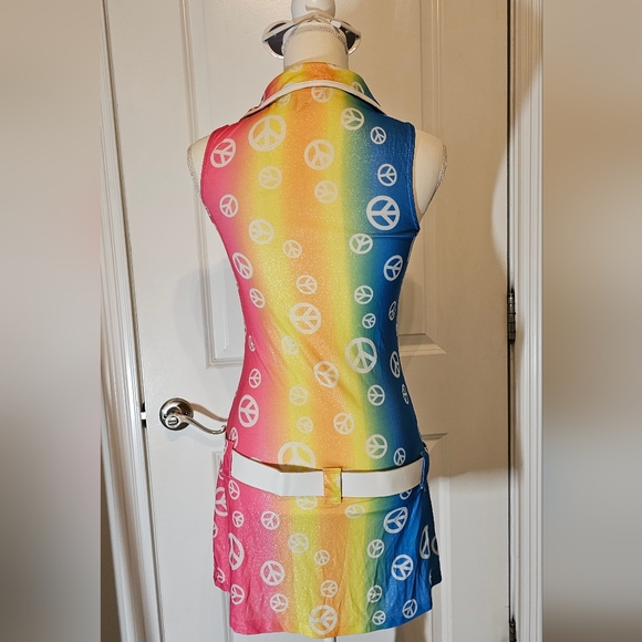 Dreamgirl "Polly Ester" 60's Costume size Medium - Picture 4 of 6